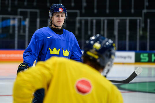 Ivar Stenberg of Sweden at a practice session