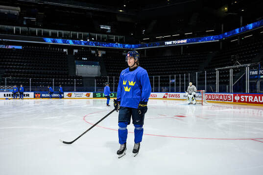 Ivar Stenberg of Sweden at a practice session