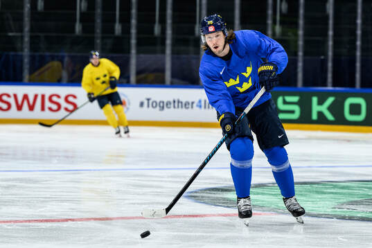 Oscar Sundqvist of Sweden at a practice session