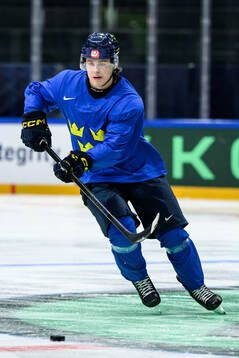 Ivar Stenberg of Sweden at a practice session