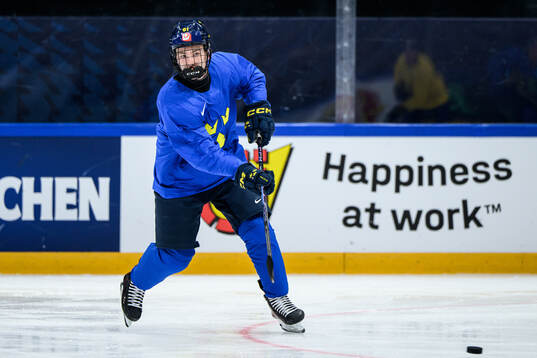Viggo Björck of Sweden at a practice session