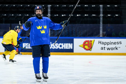 Viggo Björck of Sweden at a practice session