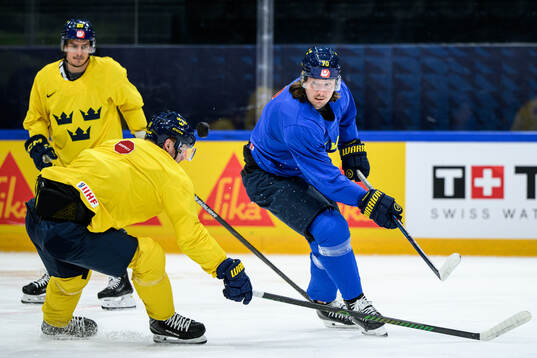 Oscar Sundqvist of Sweden at a practice session
