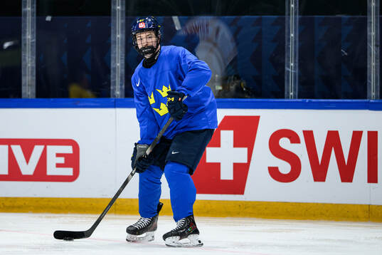 Viggo Björck of Sweden at a practice session