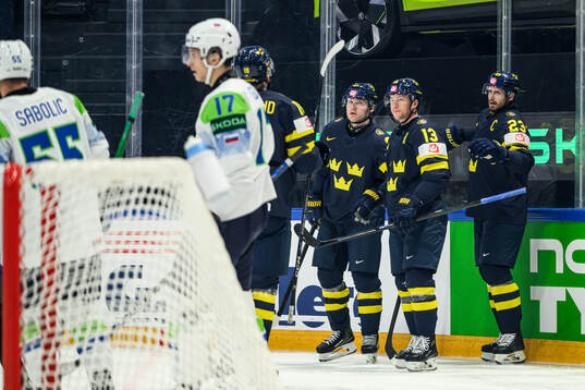 Lucas Raymond, Carl Grundström, and Oliver Ekman-Larsson