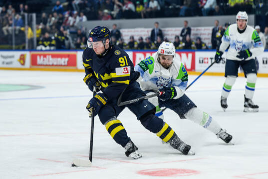 Carl Grundström of Sweden and Anze Kuralt of Slovenia