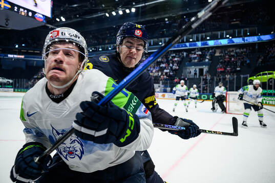 Nace Langus of Slovenia and Anton Frondell of Sweden