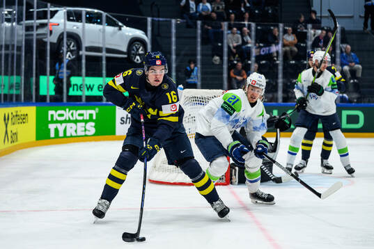 Anton Frondell of Sweden and Jan Drozg of Slovenia