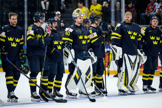 Goaltender Arvid Söderblom of Sweden