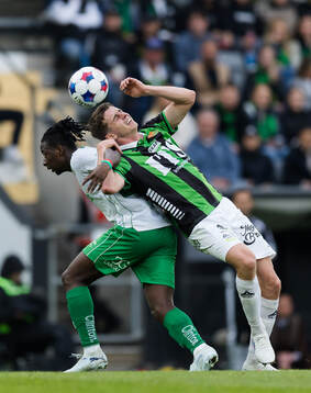 Hammarbys Moise Elohim Victoire Kabore och GAISs Oskar