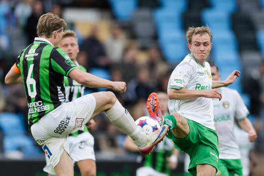GAISs August Wängberg och Hammarbys Victor Lind