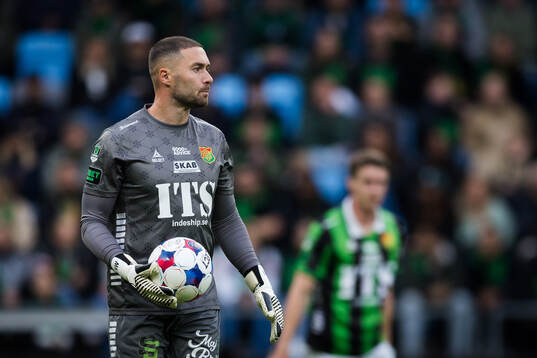 GAISs målvakt Mergim Krasniqi