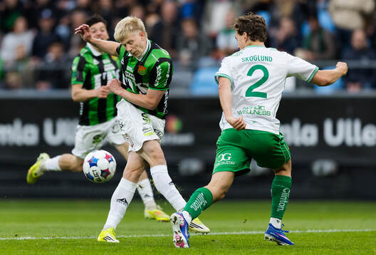 GAISs Robert Frosti Thorkelsson och Hammarbys Hampus