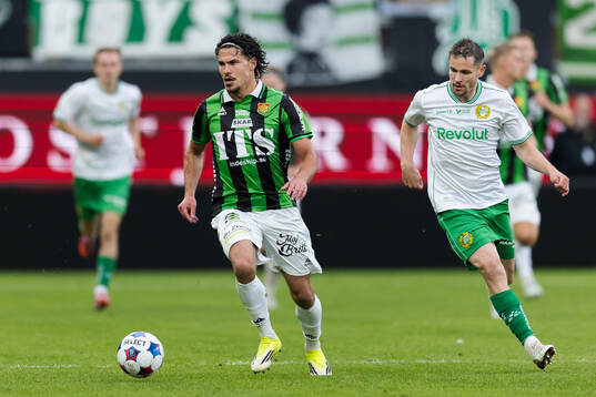 GAISs William Milovanovic och Hammarbys Oscar Johansson