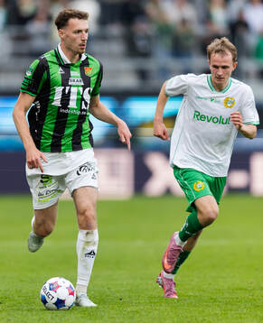 GAISs Anes Cardaklija och Hammarbys Victor Lind