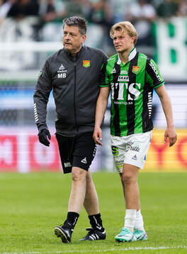 GAISs Rasmus Niklasson Petrovic utgår skadad