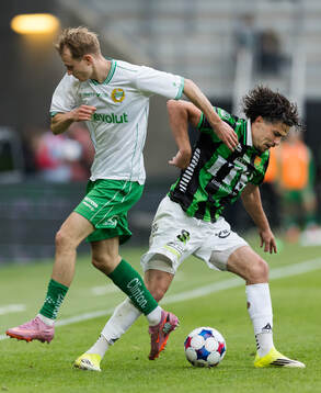 Hammarbys Victor Lind och GAISs William Milovanovic