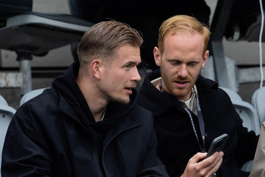 Tidigare GAIS spelarna Alexander Ahl Holmström och Viktor