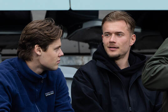 Tidigare GAIS spelarna Axel Henriksson och Alexander Ahl