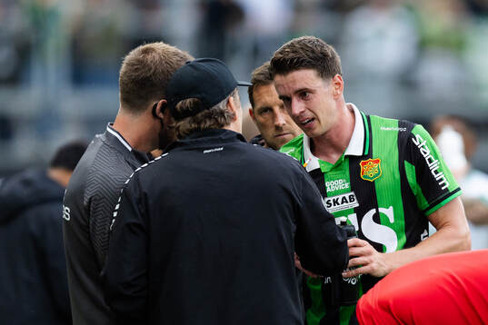 GAIS tränare Fredrik Holmberg och Oskar Ågren