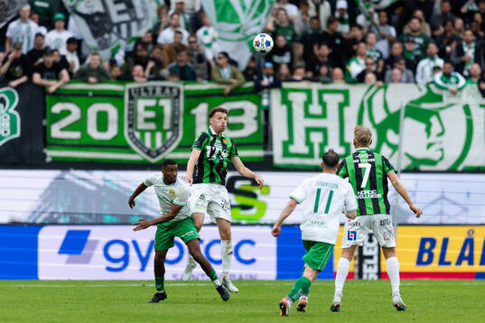 Hammarbys Paulos Abraham och GAIS Anes Cardaklija