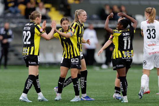 Häckens Tabitha Michelle Tindell jublar