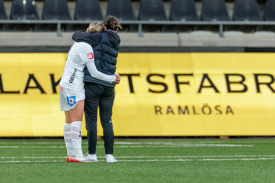 Växjö DFFs Maja Bodin deppar