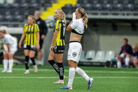 Växjö DFFs Alice Broman deppar