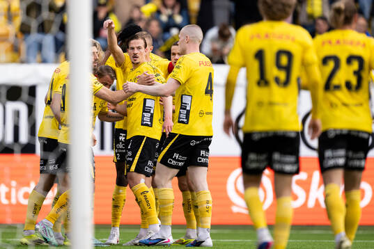 Elfsborgs spelare jublar
