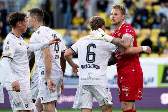 Mjällbys målvakt Robin Wallinder