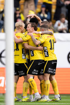 Elfsborgs spelare jublar