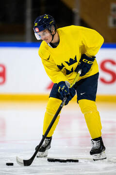 André Petersson of Sweden at a practice session