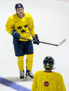 Jack Berglund of Sweden at a practice session
