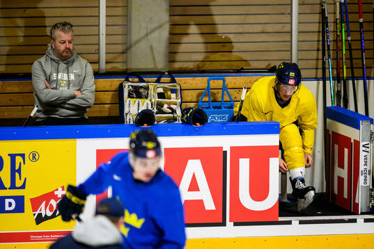 André Petersson of Sweden at a practice session
