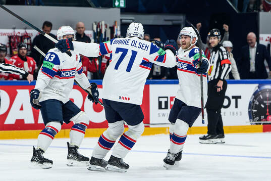 Eskild Bakke Olsen, Max Krogdahl and Christian Kåsastul of