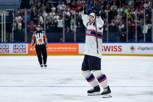 Christian Kåsastul of Norway celebrates