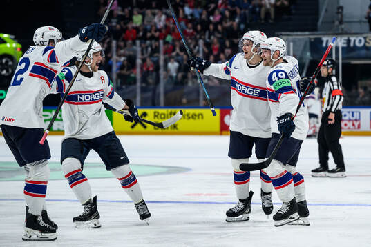 Christian Kåsastul of Norway celebrates