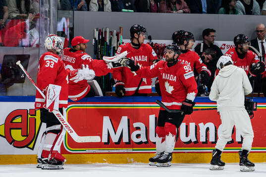 Ryan O'Reilly of Canada celebrates