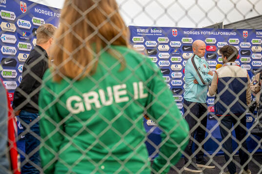 Head coach Ståle Solbakken of the Norwegian national