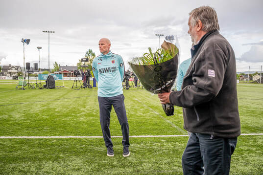 Head coach Ståle Solbakken of the Norwegian national