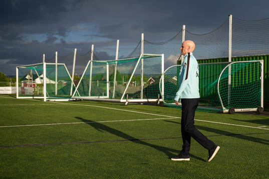 Head coach Ståle Solbakken of the Norwegian national