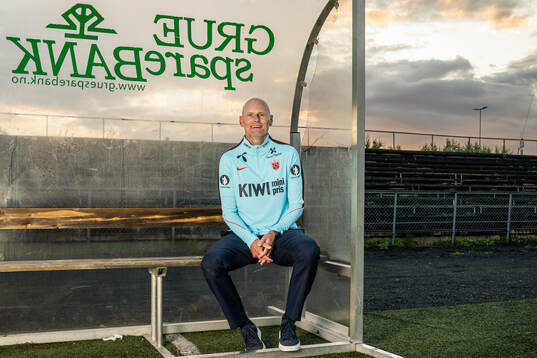 Head coach Ståle Solbakken of the Norwegian national