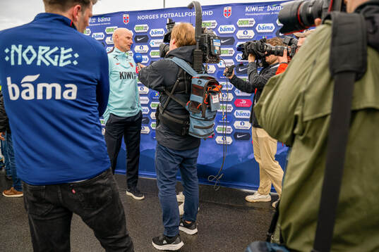 Head coach Ståle Solbakken of the Norwegian national