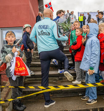 Head coach Ståle Solbakken of the Norwegian national