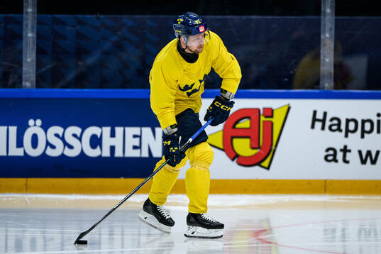 Tim Heed of Sweden at a practice session