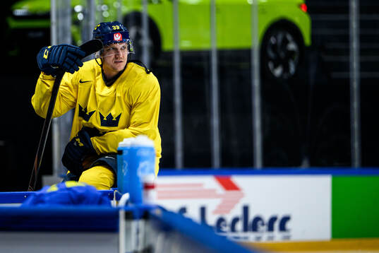Jakob Silfverberg of Sweden at a practice session