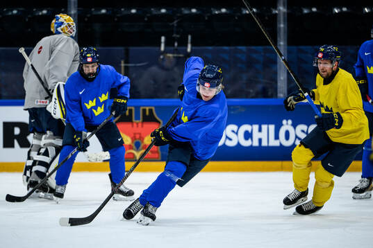 Ivar Stenberg of Sweden at a practice session