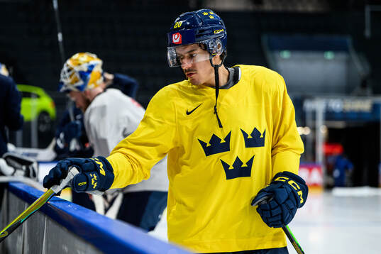 André Petersson of Sweden at a practice session