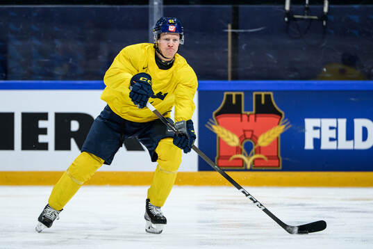 Carl Grundström of Sweden at a practice session
