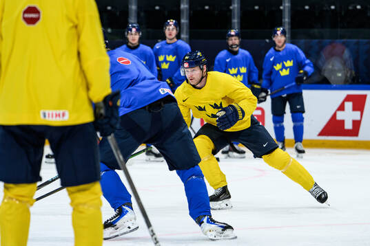 Carl Grundström of Sweden at a practice session